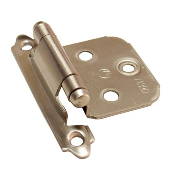 Hd Amerock Decorative Self Closing Overlay Cabinet Door Hinge- Satin Chrome - A07139 G10