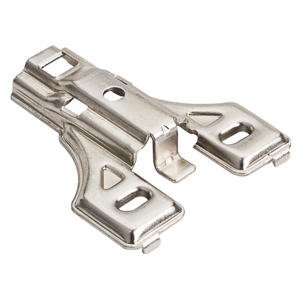 Hardware Resources Standard Duty 3 mm Non-Cam Adjustable Steel Plate for 500 Series European Hinges - 400.3457.75