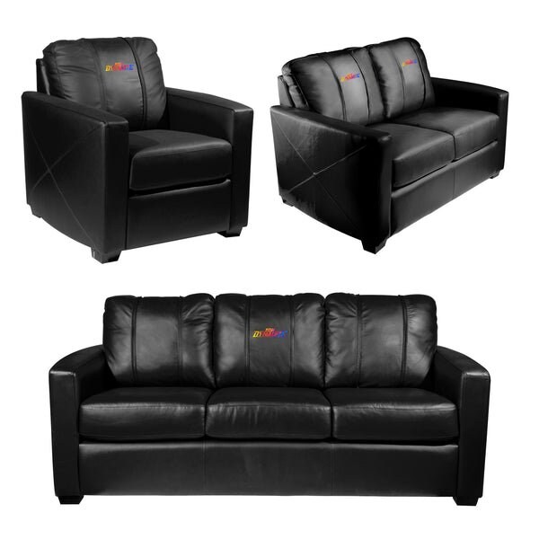 Dreamseat Dyno Stationary Club Chair with All Elite Wrestling Dynamite Color Logo - XZ283SSASDCC-PSAEW0003