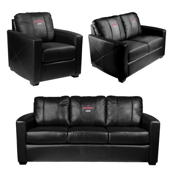 Dreamseat Dyno Stationary Club Chair with AEW The Outrunners Logo - XZ283SSASDCC-PSAEW0015