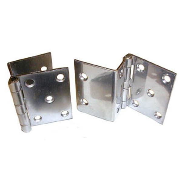 Hd RPC Full Inset Hinge for 0.75 in. Doors Dull Chrome Finish - C860 26D