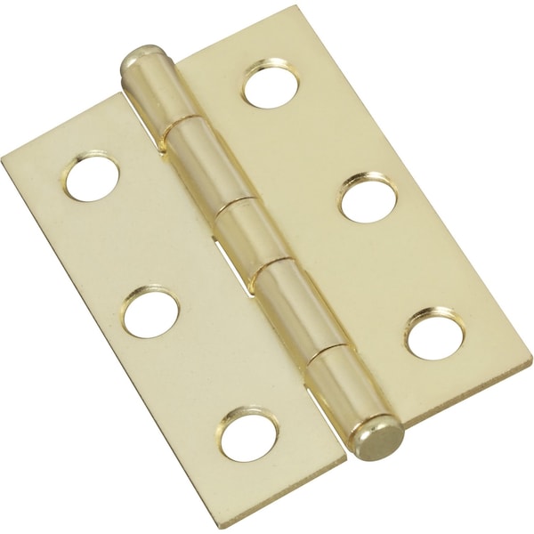 National Hardware National Hardware 2-1/2 in. L Brass Gold Steel Cabinet Hinge 2 pk - N146-753