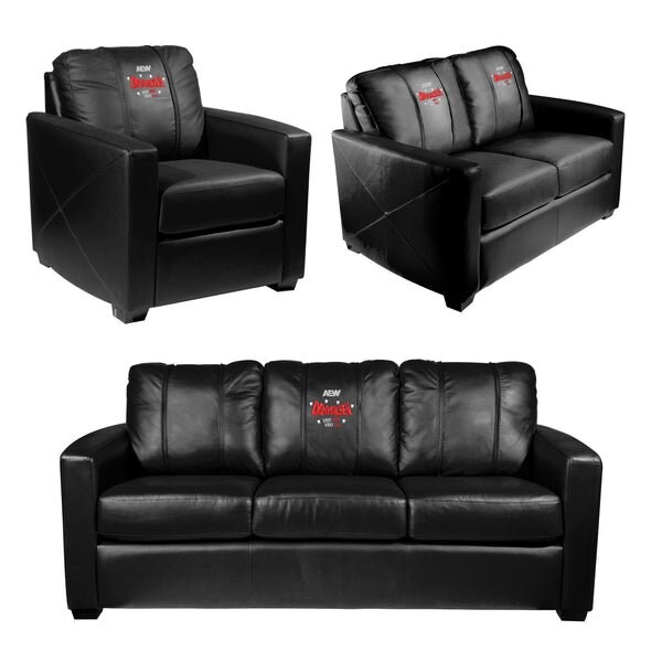 Dreamseat Dyno Stationary Club Chair with AEW Danhausen Very Nice Very Evil Logo - XZ283SSASDCC-PSAEW0008
