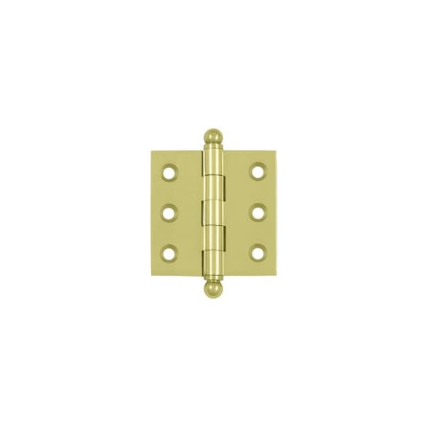 Deltana CH2020U3 Ball Tip Cabinet Hinge Polished Brass, 10PK - CH2020U3-XCP10