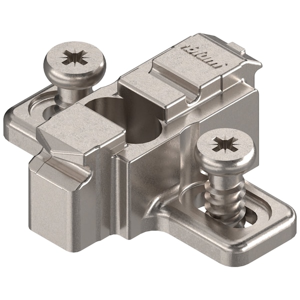 Blum 9mm Mounted Euro Screw Wing Baseplate for Cliptop Hinges - 175L8190
