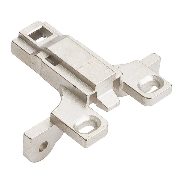 Hardware Resources Heavy Duty 3 mm Non-Cam Adj Zinc Die Cast Plate for 500 Series Euro Hinges - 400.3456.75