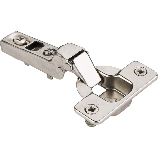 Hardware Resources 110° Partial Overlay Screw Adjustable Standard Duty Hinge with Press-in 8 mm Dowels - 500.0279.75