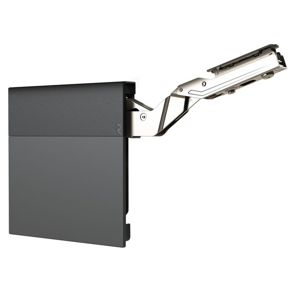 Richelieu Atmos Series 107 Degree LightDuty SoftClose LiftUp Hinge for Frameless Cabinet, Dark Gray, PR - AT00LD100