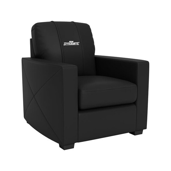 Dreamseat Silver Club Chair with All Elite Wrestling Dynamite White Logo - XZ7759002CHCDBK-PSAEW0004
