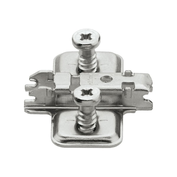 Blum 0mm Mounted Euro Screw Wing Baseplate for Cliptop Hinges - 173L8100