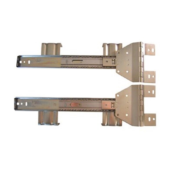 Dendesigns Knape &amp; Vogt 22 In. Ez Door Slide With .75 In. Offset Hinge - Anochrome - DE2585261