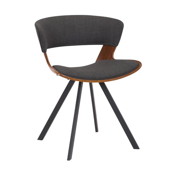 Seatsolutions Ulric Wood & Metal Modern Dining Room Accent Chair - SE3321516