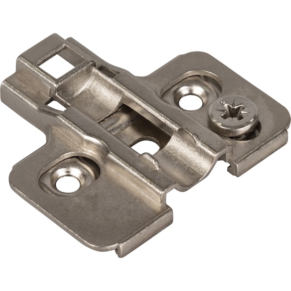 Hardware Resources Heavy Duty 2 mm Cam Adj Zinc Die Cast Plate for 700, 725, 900 and 1750 Series Euro Hinges - 600.0R25.05