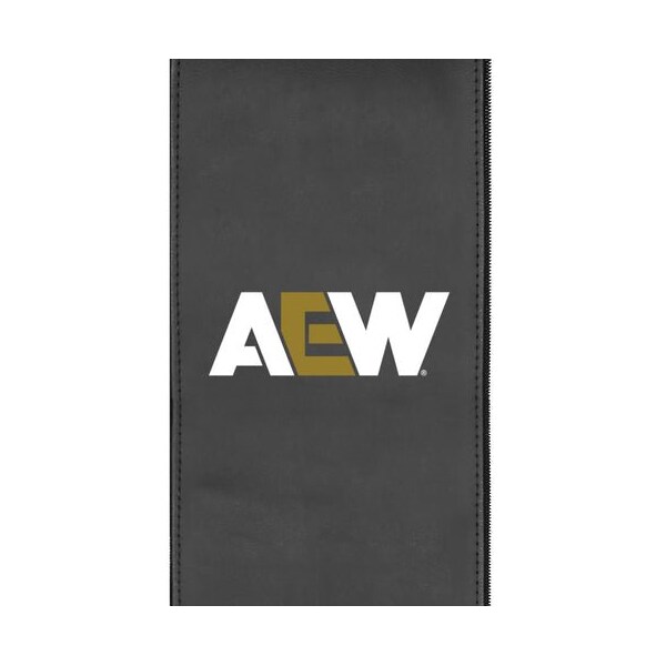 Dreamseat Silver Club Chair with All Elite Wrestling Primary Logo - XZ7759002CHCDBK-PSAEW0000