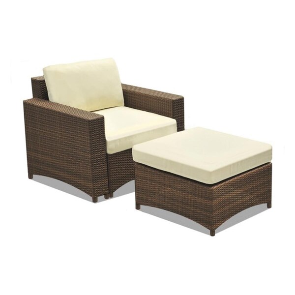 W Unlimited Studio Shine Collection Modular Armchair with Ottman Set - SW1841CHOT