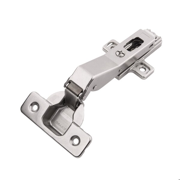Hickory Hardware Hinge Concealed Frameless Corner Door 45 Degree Angle Self-Close Clip On Polished, 2PK - HH075225-14