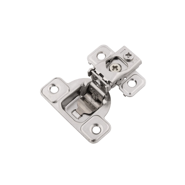 Hickory Hardware Hinge Concealed 3/4 Inch Overlay Face Frame Self-Close Polished Nickel Finish, 2PK - HH075218-14