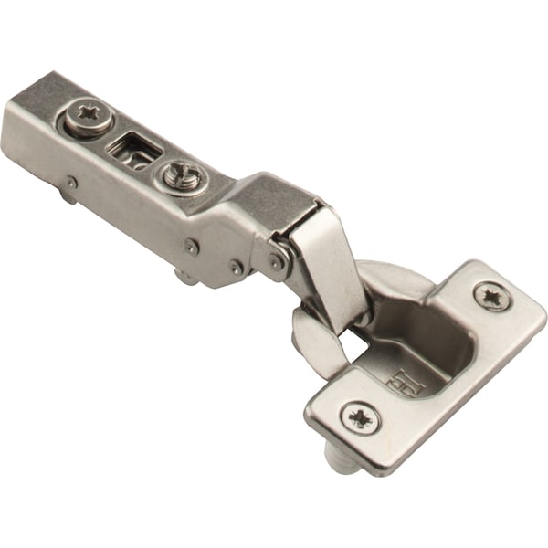 Hardware Resources 110° Heavy Duty Partial Overlay Cam Adjustable Self-close Hinge with Press-in 8 mm Dowels - 725.0179.25