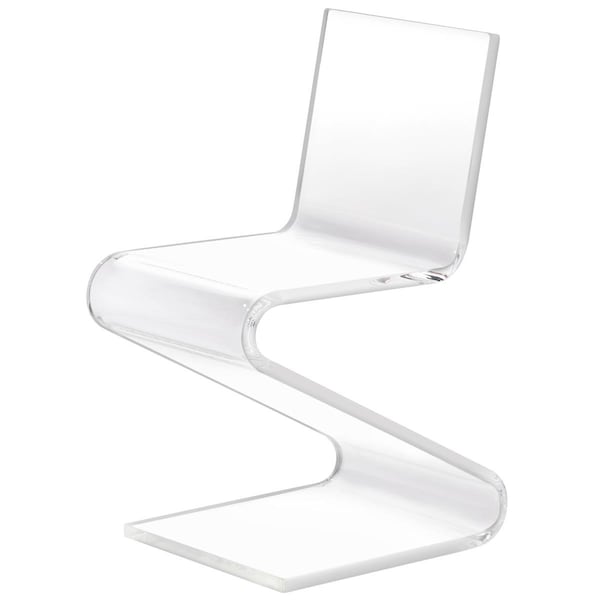 Procomfort A La Carte Acrylic Z Shaped Chair in Clear - PR3137535