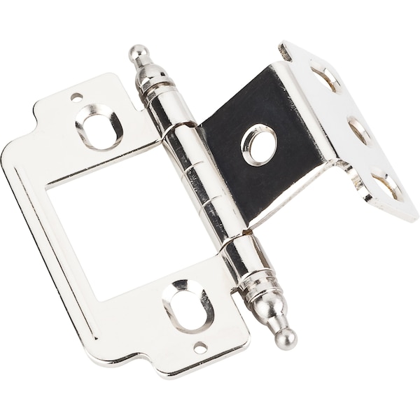 Hardware Resources 270° Full Wrap for 3/4" Framex3/4" Door, Inset Flush, "B" style Minaret Hinge - Nickel - 0158NI