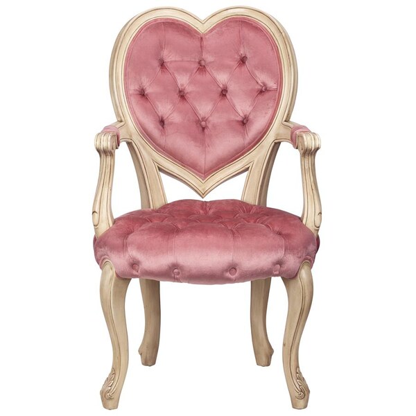 Design Toscano Sweetheart Victorian Heart-Backed Armchair, PK 2 - AF951665