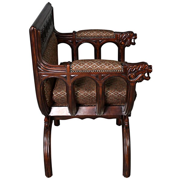 Design Toscano San Lorenzo Renaissance Cross-Frame Chair - AF51248