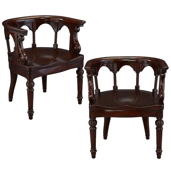 Design Toscano Prince Regent Captain's Chair, PK 2 - AF91765