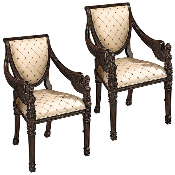 Design Toscano St. Gabriel Neoclassical Armchair, PK 2 - AF951292