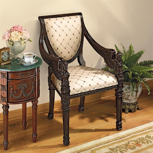 Design Toscano St. Gabriel Neoclassical Armchair, PK 2 - AF951292