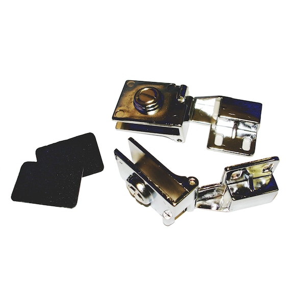 Midwest Fastener Chrometint Steel Inset Door Hinge 2PK - 66327