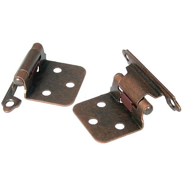 Tool Time No Inset Self Closing Hinge, Venetian Bronze - TO3293115