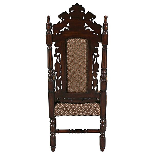 Design Toscano The Grand Occasion Heraldic Arm Chair - AF51249