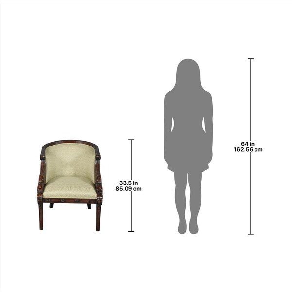 Design Toscano Due Cigno Tub Chair - AF1110