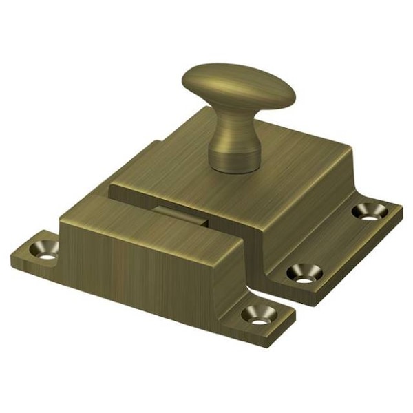Deltana Cabinet Lock, 1-3/5" X 2-3/10" Antique Brass - CL1580U5