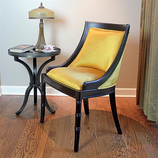 Design Toscano Emperor Caesar Neoclassical Swing Back Side Chairs, PK 2 - AF951762