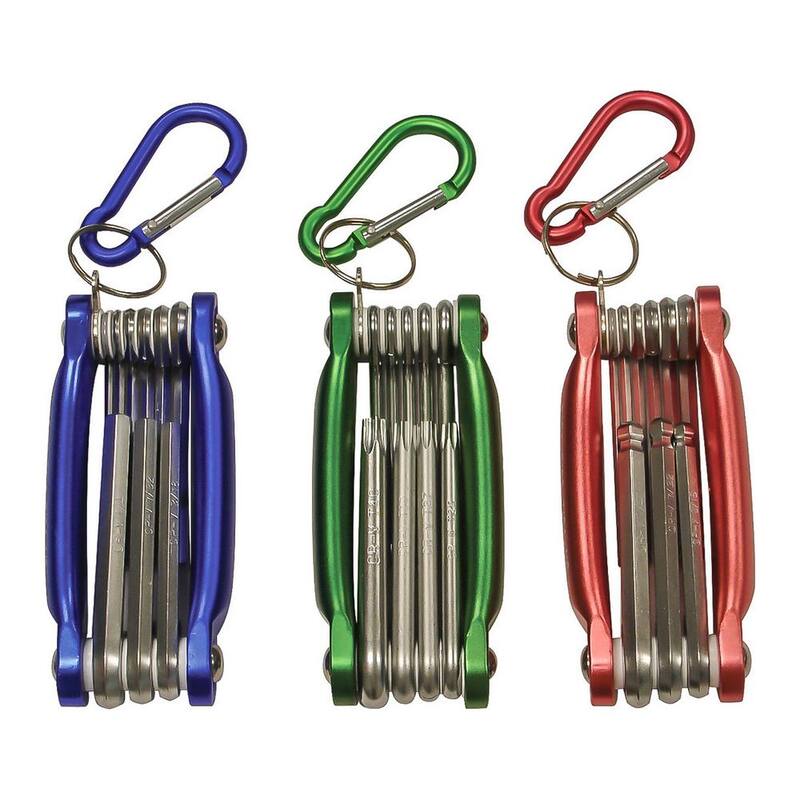 KING 3-Pieces Folding Hex Key Wrench Set, Standard, Ball-End, and Torx (36 Sizes) - 4500-0