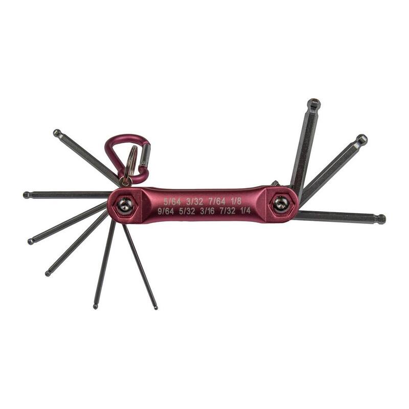 KING 3-Pieces Folding Hex Key Wrench Set, Standard, Ball-End, and Torx (36 Sizes) - 4500-0
