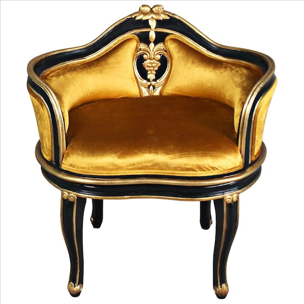 Design Toscano Royal Soubrette Petite Bergere Chair - AF51786