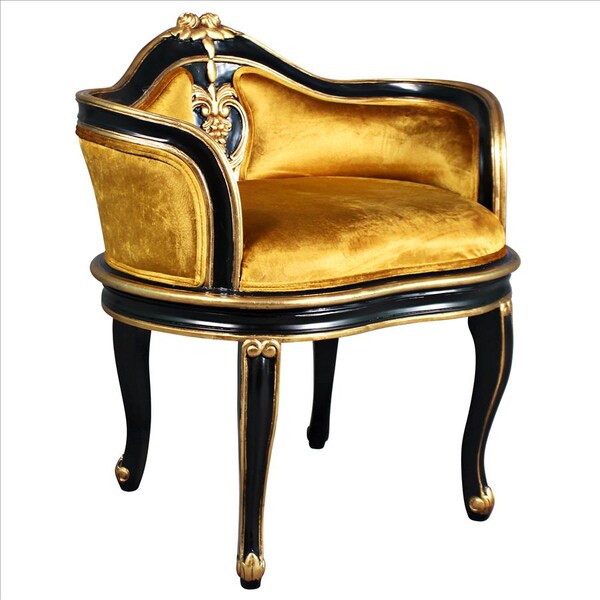Design Toscano Royal Soubrette Petite Bergere Chair - AF51786