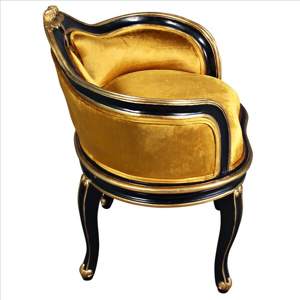 Design Toscano Royal Soubrette Petite Bergere Chair - AF51786