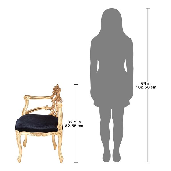 Design Toscano French Salon Slipper Corner Chair - AF1779