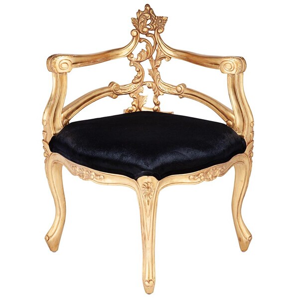 Design Toscano French Salon Slipper Corner Chair - AF1779