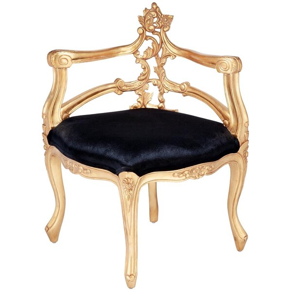 Design Toscano French Salon Slipper Corner Chair - AF1779