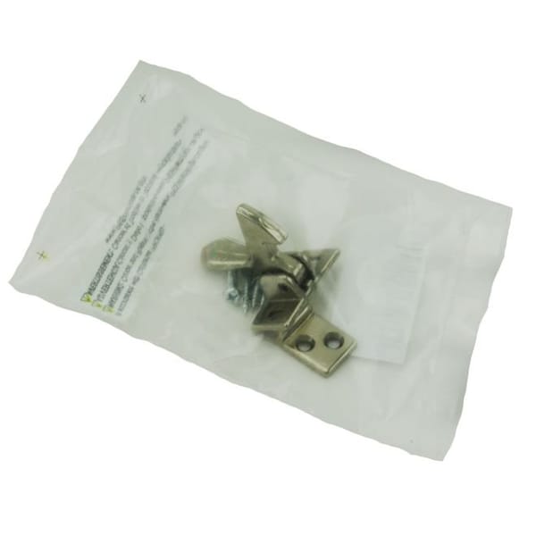 Ives Commercial Aluminum Elbow Cabinet Latch Bright Nickel Finish - 2A14