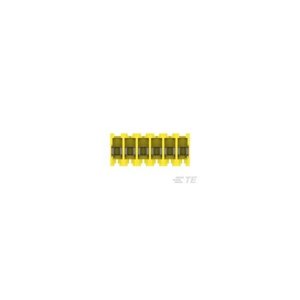 Te Connectivity Headers & Wire Housings Feed Thru Wo Tab 6P L.R. Yellow 20 Awg - 3-640600-6