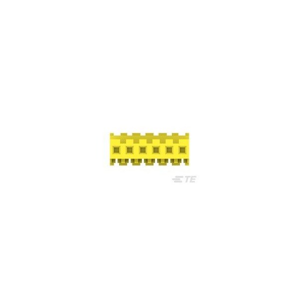 Te Connectivity Headers & Wire Housings Feed Thru Wo Tab 6P L.R. Yellow 20 Awg - 3-640600-6