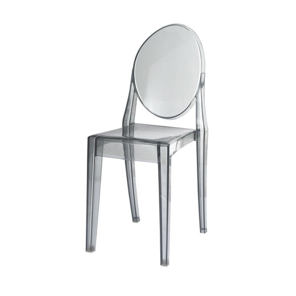 Seatsolutions F-SF015-2 Clear Plastic Chair, 2PK - SE3002390