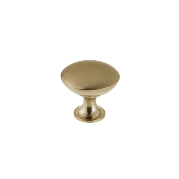 Richelieu 1 9/16 in (40 mm) Champagne Bronze Contemporary Cabinet Knob - BP904140CHBRZ