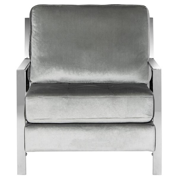 Safavieh Walden Accent Chair, Light Grey - FOX6279C