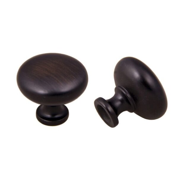 Crown 1-1/2" Mushroom Cabinet Knob Oil Rubbed Bronze Finish - CHK8136110B
